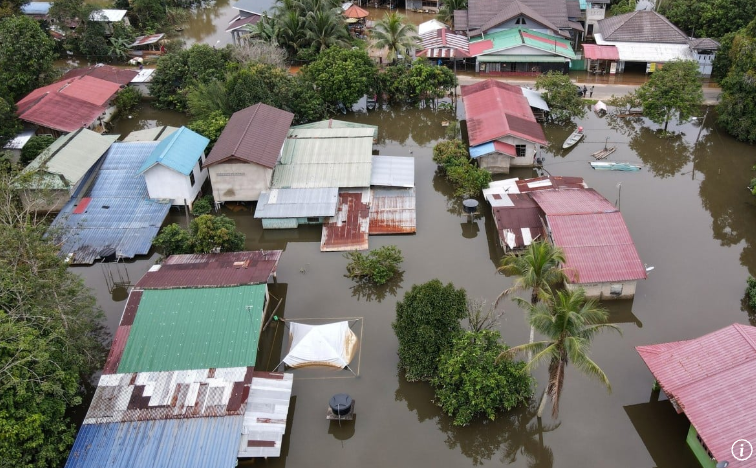 37 Ribu Warga Malaysia Terdampak Banjir di Enam Negara Bagian